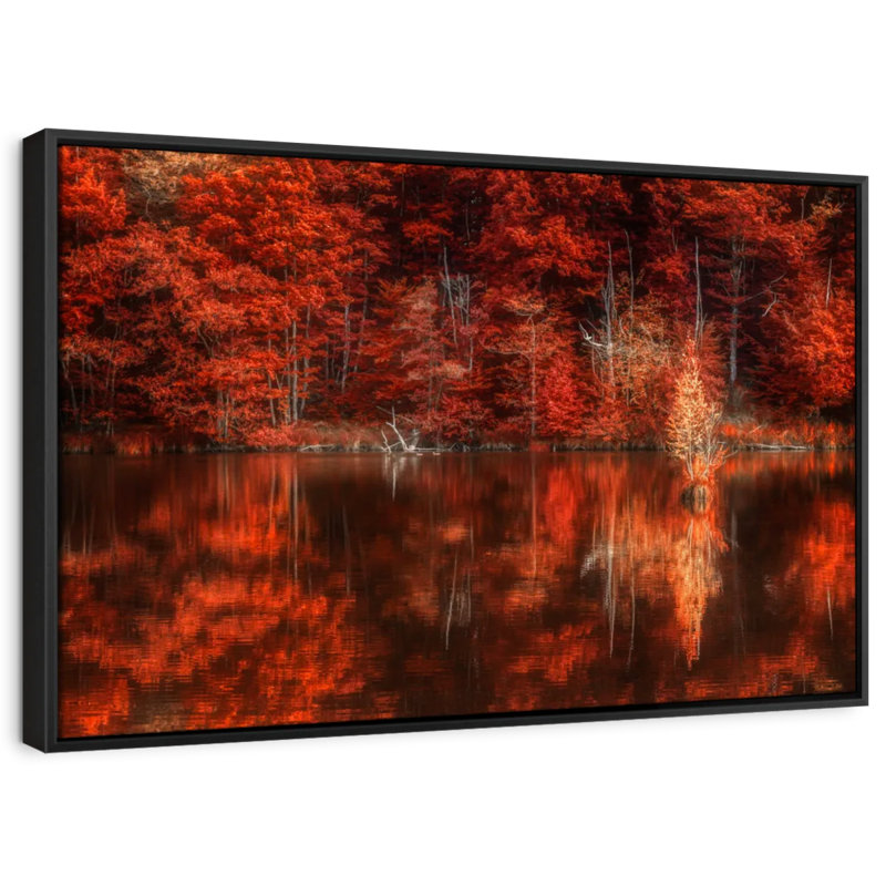 «Reflection of Autumn Wall Art», H 21 po x l 31 po
