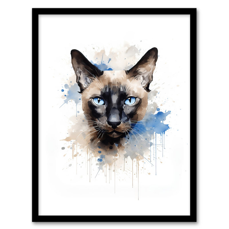 Siamese Cat - Single Picture Frame Print