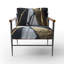 Fauteuil d'appoint rembourré en marbre Daelen-1187056800