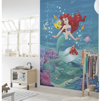 Ariel Mermaid 184cm x 254cm Matte Wall Mural