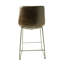 Winding Upholstered Counter Stool with Metal Frame-30896583