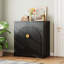 5-Tier Shoe Cabinet with Rotating Shoe Rack, Freestanding Shoe Storage Cabinet for 15-20 Pairs-1378114846