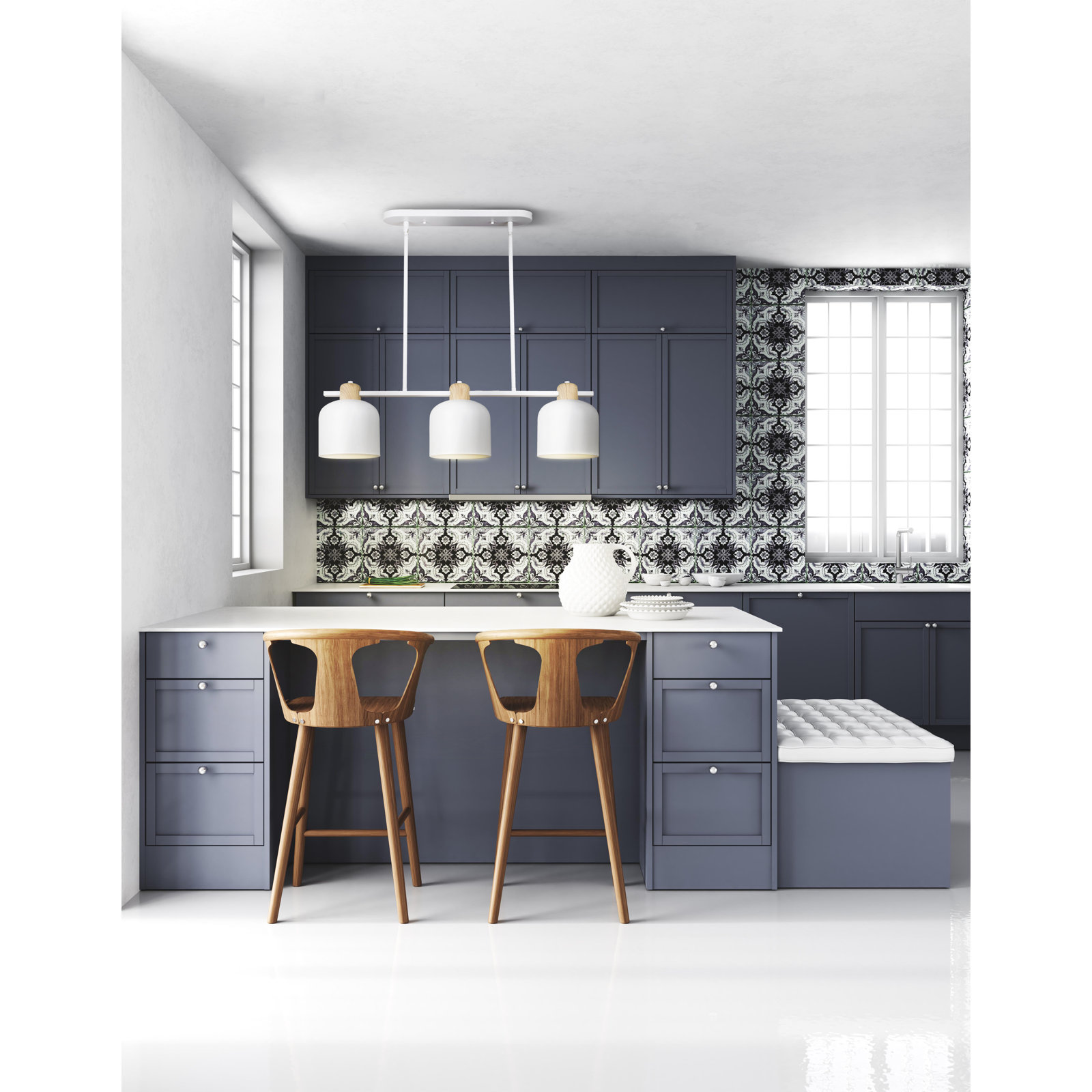Kirshe 3 Light Pendant