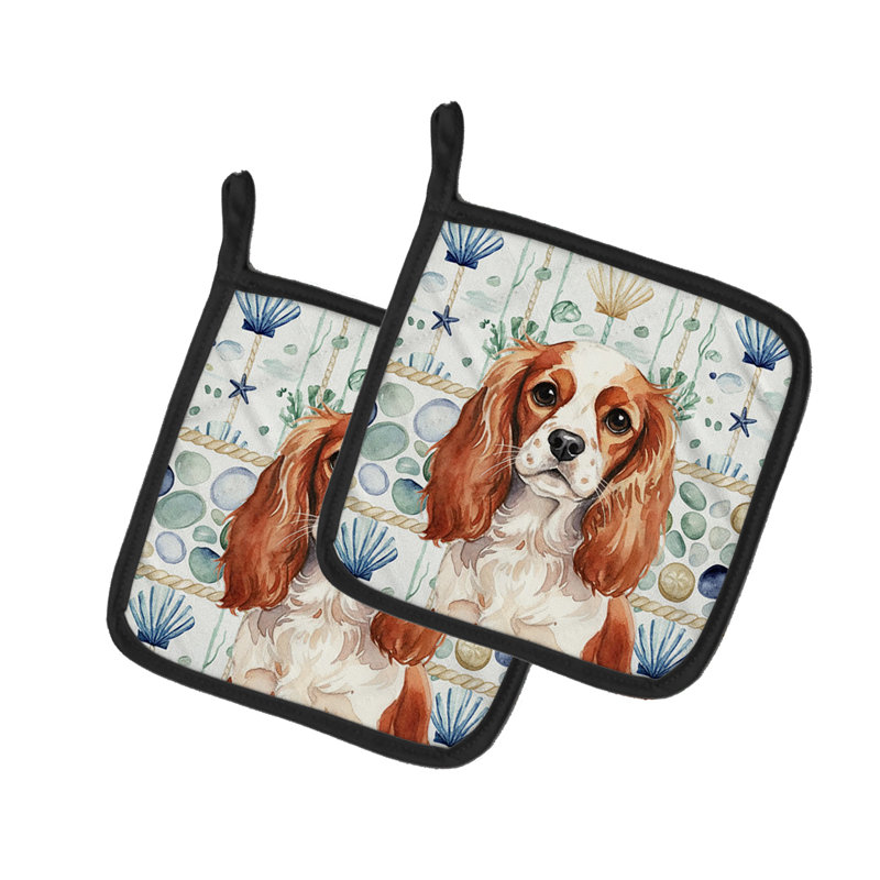 Paire de poignées Blenheim English Toy Spaniel