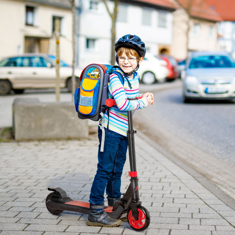 Brayden Studio Battery Powered Ride On, Red
