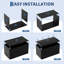 Boîte de rangement en résine imperméable 99 gallons, contenant de rangement extérieur verrouillable pour patio et piscine-122877497