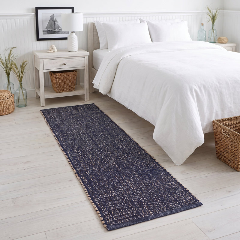 Colston Jute and Cotton Braided Farmhouse Rug, Runner 2' x 6'