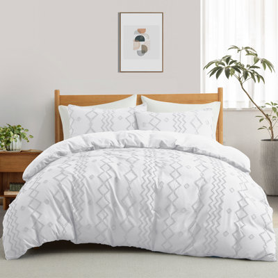 Alsea Solid Colour Duvet Cover Set