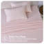 Ensemble de draps en jersey respirant 100% coton jersey | Toutes saisons, rosé-101033607-101033610