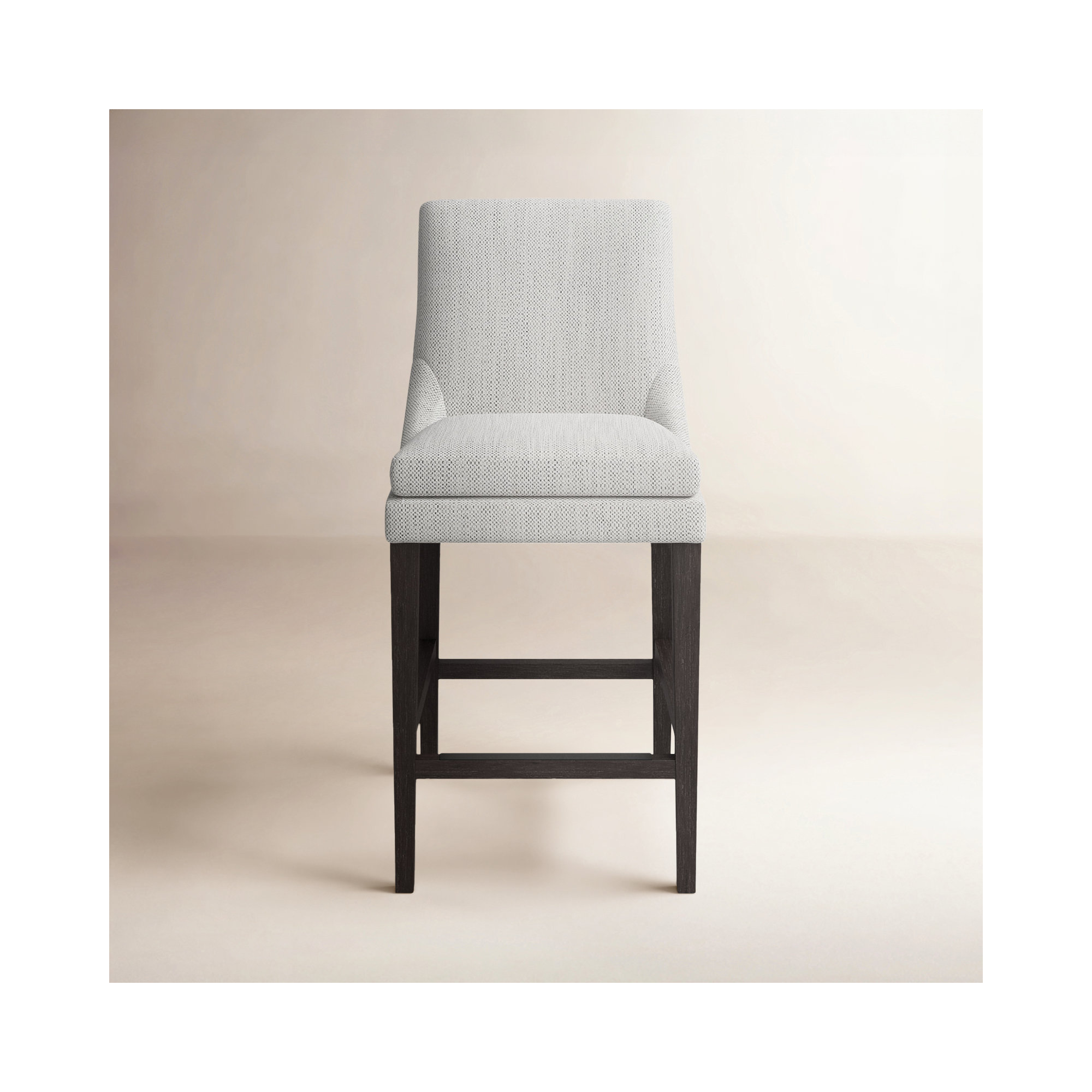 Niara Upholstered Counter & Bar Stool, Prestige Ivory Basketweave, Counter Stool (26” Seat Height)
