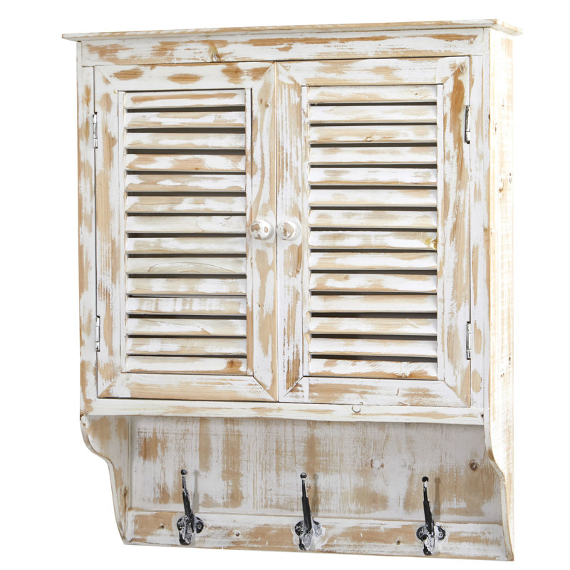 Asher Solid Wood Wall Cabinet
