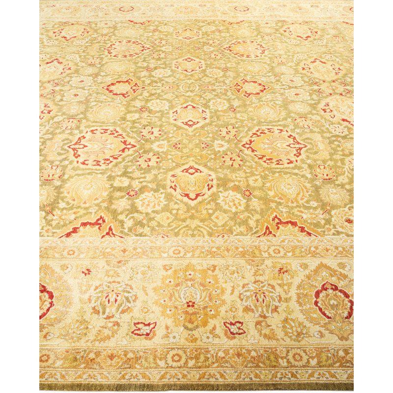 Classic One-of-a-Kind 9' 2" X 12' 4" Hand Knotted Area Rug