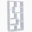 Bibliothèque géométrique blanche à huit niveaux-130085931