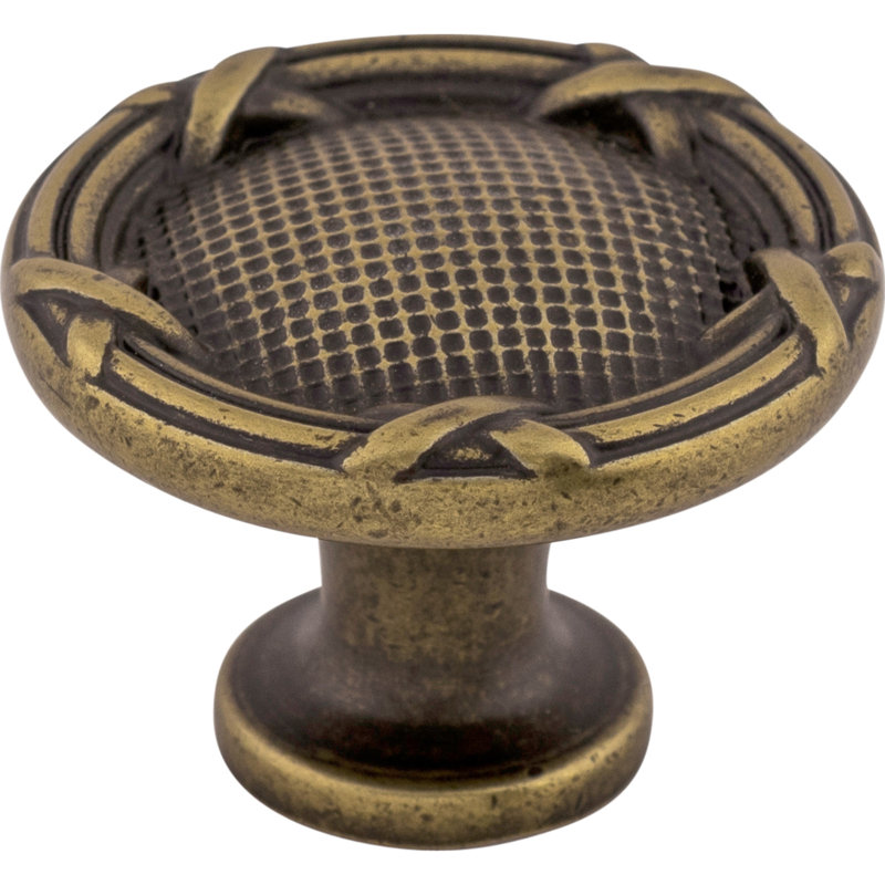 Ribbon & Reed 1 1/4" Diameter Round Knob, German Bronze