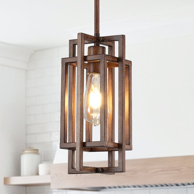 Husnu 5.51" W 1-Light Dimmable Metal Single Pendant Light