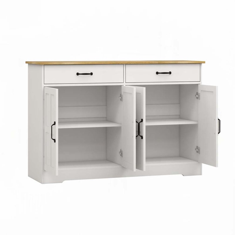Buffet avec 3 portes et tiroirs