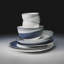 Wedgwood Gio Blue Cereal Bowl 6.2in Pinstripe-140457066