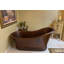 67" Hammered Copper Single Slipper Bathtub