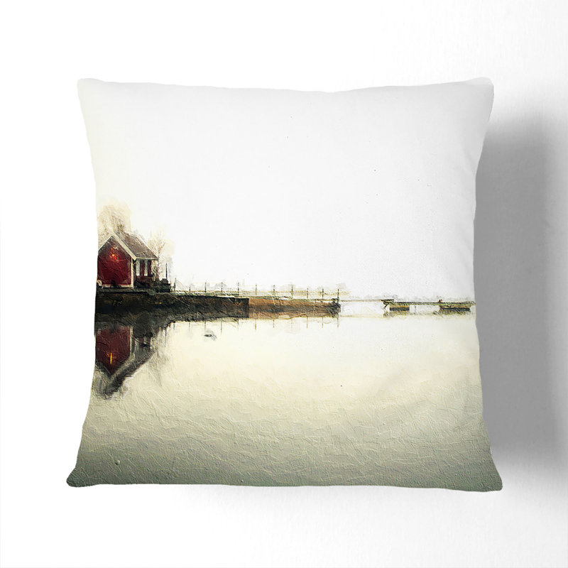Square Cushion, 55cm H x 55cm W x 20cm D, Black