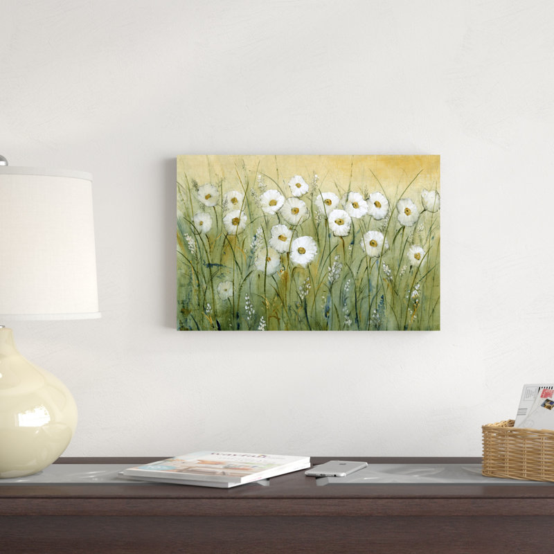 " Daisy Spring I " by Timothy O' Toole Painting Print, 12" H x 18" W x 1.25" D