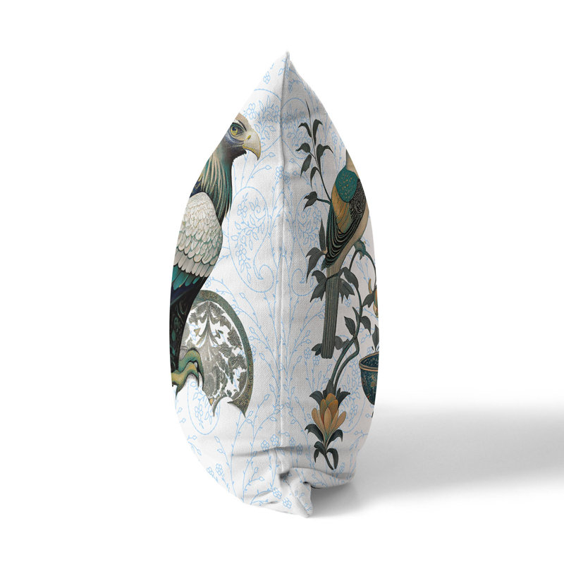 Coussin décoratif intérieur / extérieur Regal Feathers, 26 po x 26 po