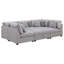 Canapé modulaire rembourré 6 pièces Lafayette