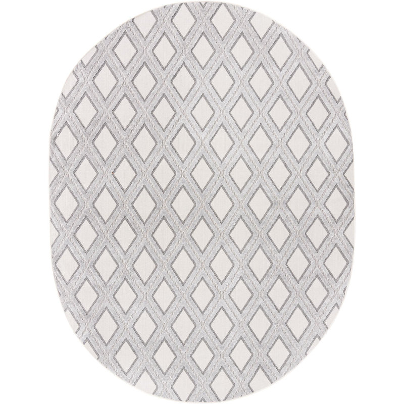 Britnie Abstract Indoor Rug, Oval 7'10" x 10'