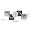 Grande horloge murale silencieuse 39,4 po