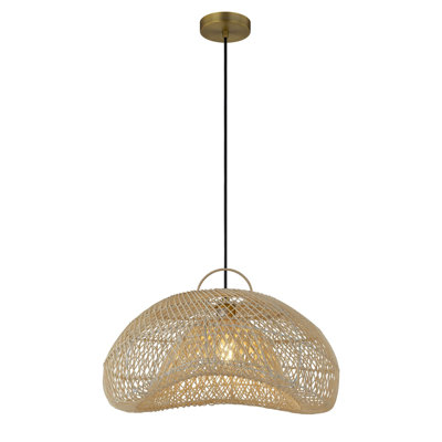Luminaire suspendu Jagger, naturel