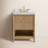 Momo 24" Freestanding Single Bathroom Vanity With White Quartz Vanity Top And White Undermount Basin-103966006-124322409