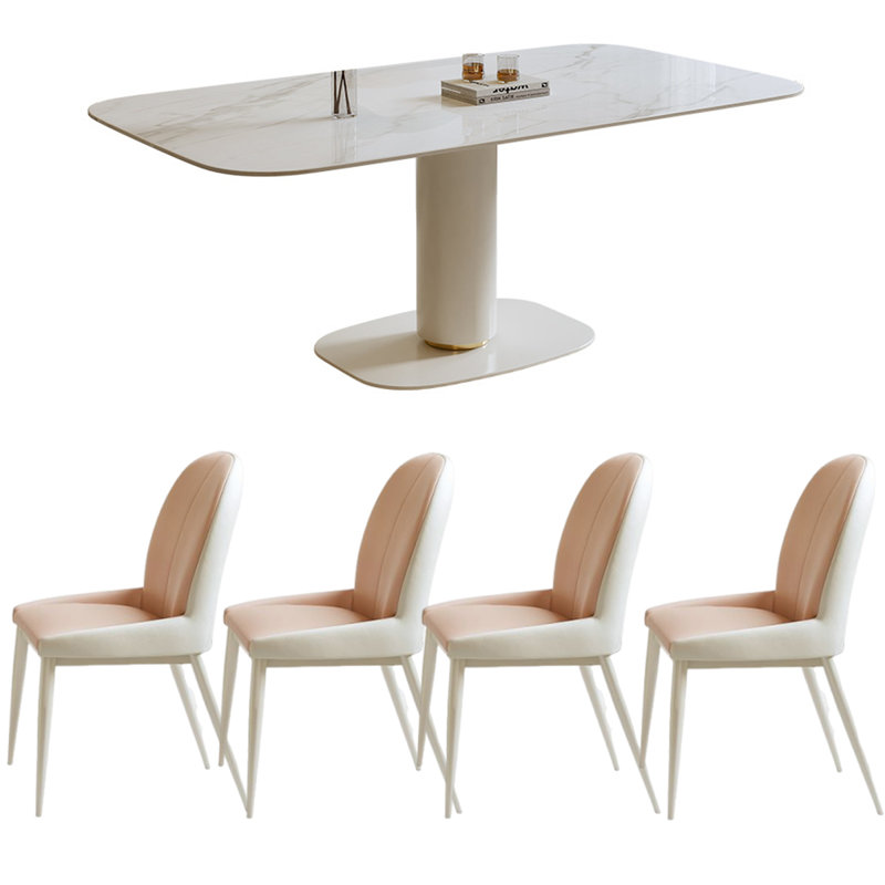 Table de salle à manger Modern, H 29,5 po x L 55,1 po x l 31,5 po