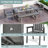 5-Piece HDPE Outdoor Dining Set with Rectangular Table & Bench-940503552