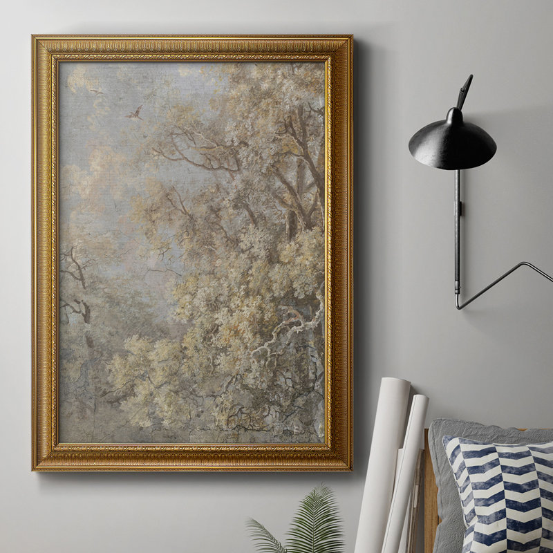 Toile encadrée haut de gamme Forest Fresco II - prête à être accrochée, L 24 po x H 36 po
