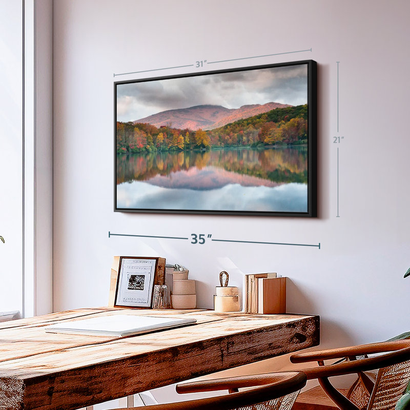 Impression sur toile Freidin Blue Ridge Parkway, H 21 po x l 31 po