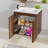 Wall-mount Walnut  Bathroom Vanity With Sink-116677106