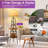 Grealish 60.7" LED Dimmable Tripod Floor Lamp with Shelves,Modern Shelf Floor Lamp with 3 Color Temperature-1679015524