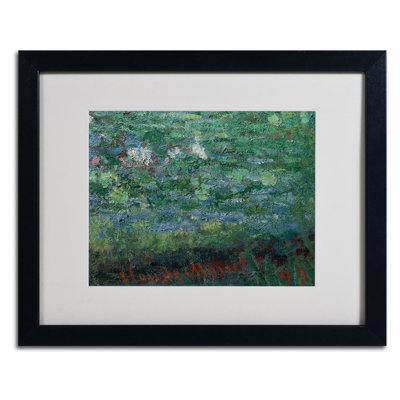 «The Waterlily Pond Green» par Claude Monet - reproduction d'art sur toile