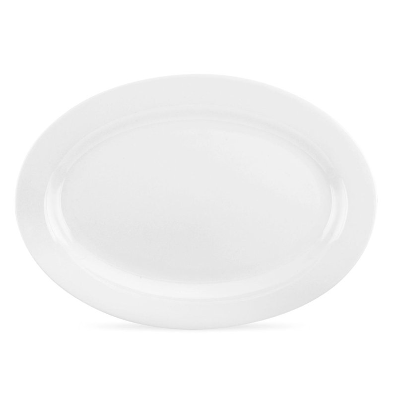 Serendipity White - Oval Platter