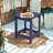 Adirondack Square Outdoor Side Table  Pool Composite Patio Table HDPE End Tables For Backyard Pool  Indoor Companion Easy Maintenance & Weather Resistant-1035592161