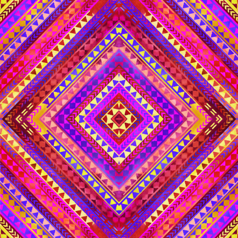" Rhythm 3 " by Jacqueline Maldonado, 12" H x 12" W  , No, Wrapped Canvas