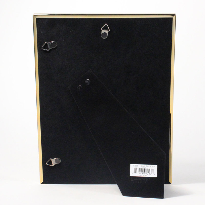 Kjetil Gold Metal Gilded Picture Frame, 8.5" x 11"