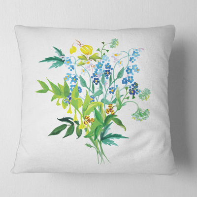 Floral Throw Pillow