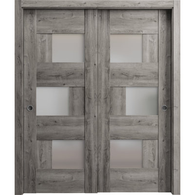 Portes coulissantes en verre givré Sete
