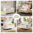 George 47’’ Chenille Tufted Loveseat Sofa With 2 Pillows And Storage Pockets Couches-945367719