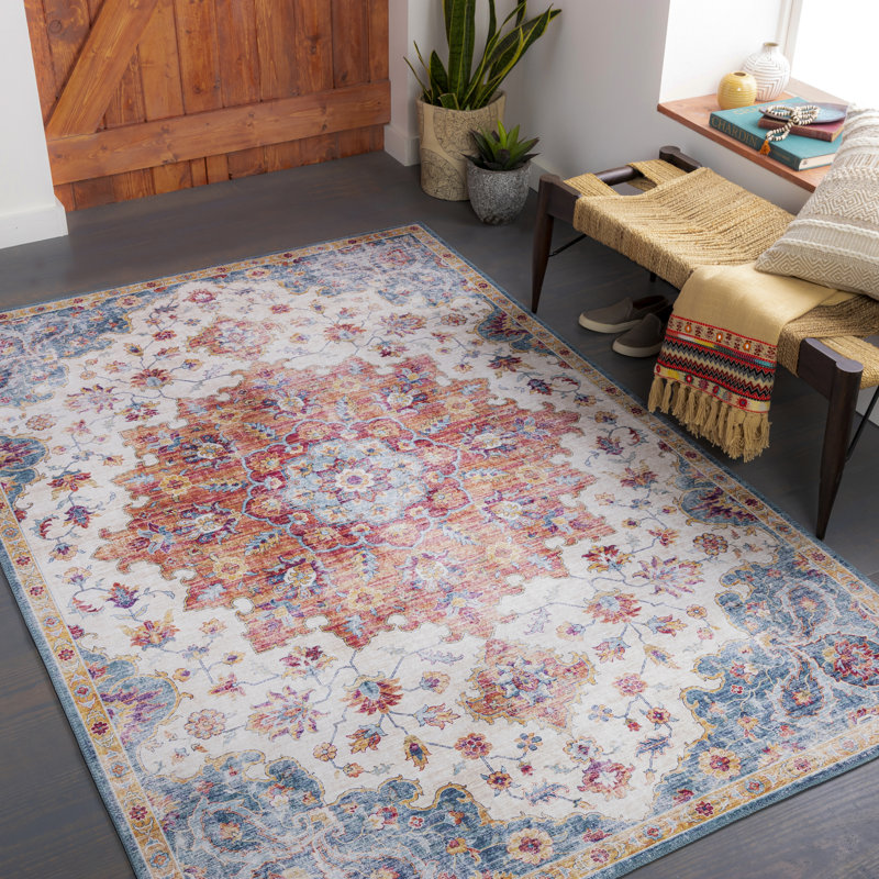 Tapis oriental ivoire Dipak, Rectangle 9 pi x 12 pi