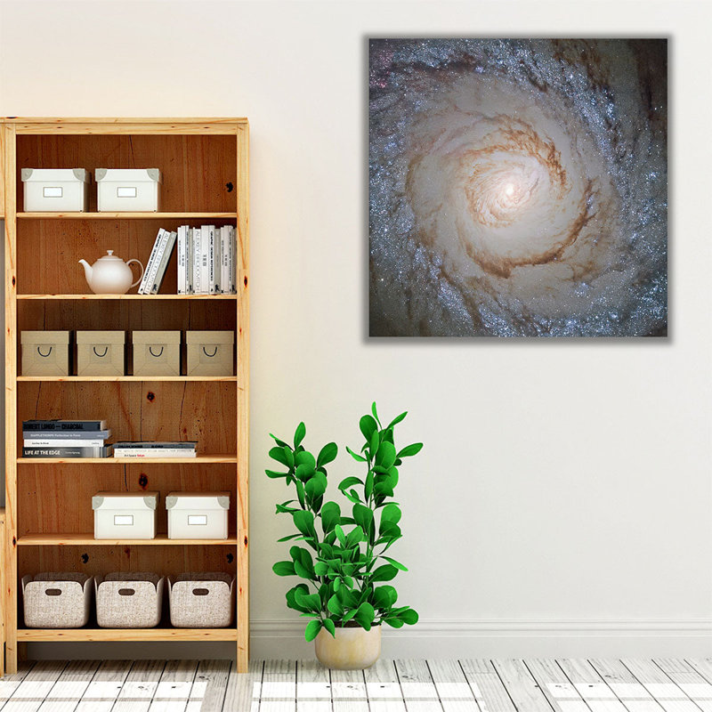 «Messier Galaxy», reproduction d'art sur toile, H 12 po x l 12 po