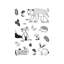 «Juvenile Woodland II» par Lisa White boutons - impression d'art graphique-52544317-52544318-52544326