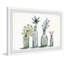 Four Bottle Blooms by Parvez Taj - Single Picture Frame Painting-38737753