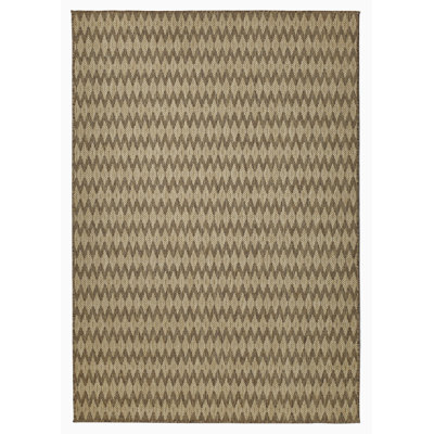 Tapis intérieur / extérieur en polypropylène tissé à la machine Rectangle Josy