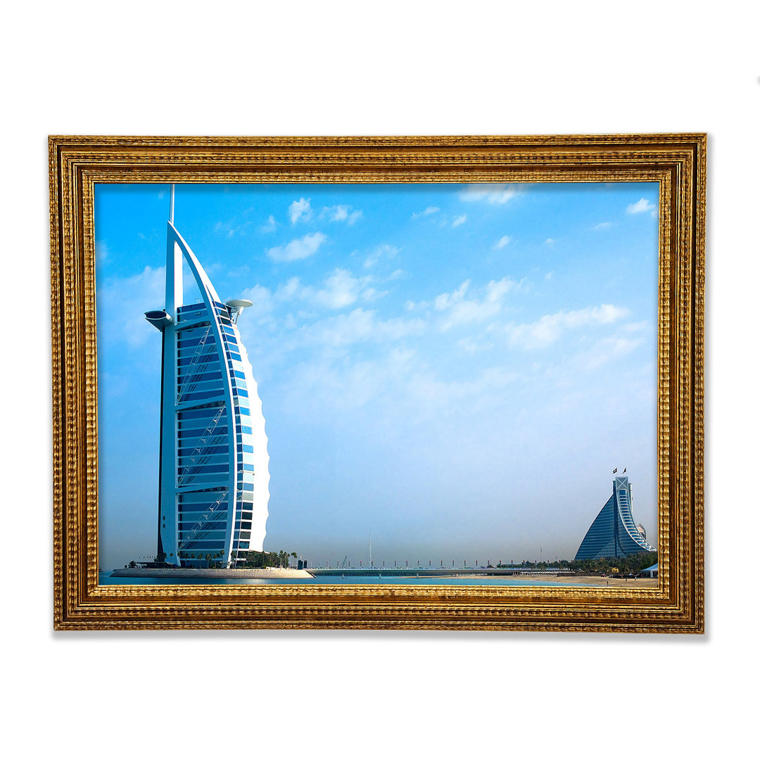 Burj Al Arab Dubai im Morgenhimmel - Druck